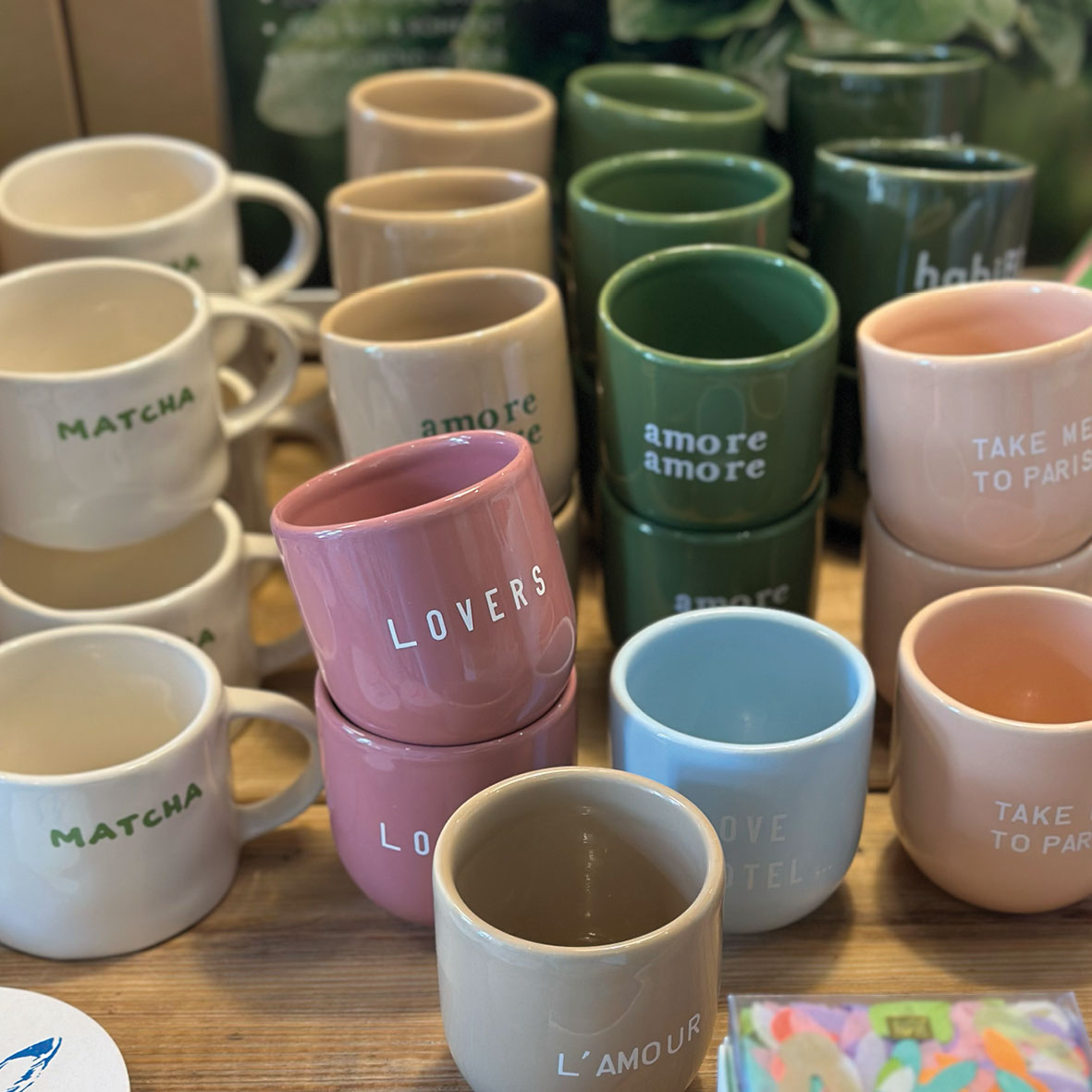 Sisi Henkelbecher MATCHA, beige – Bild 2
