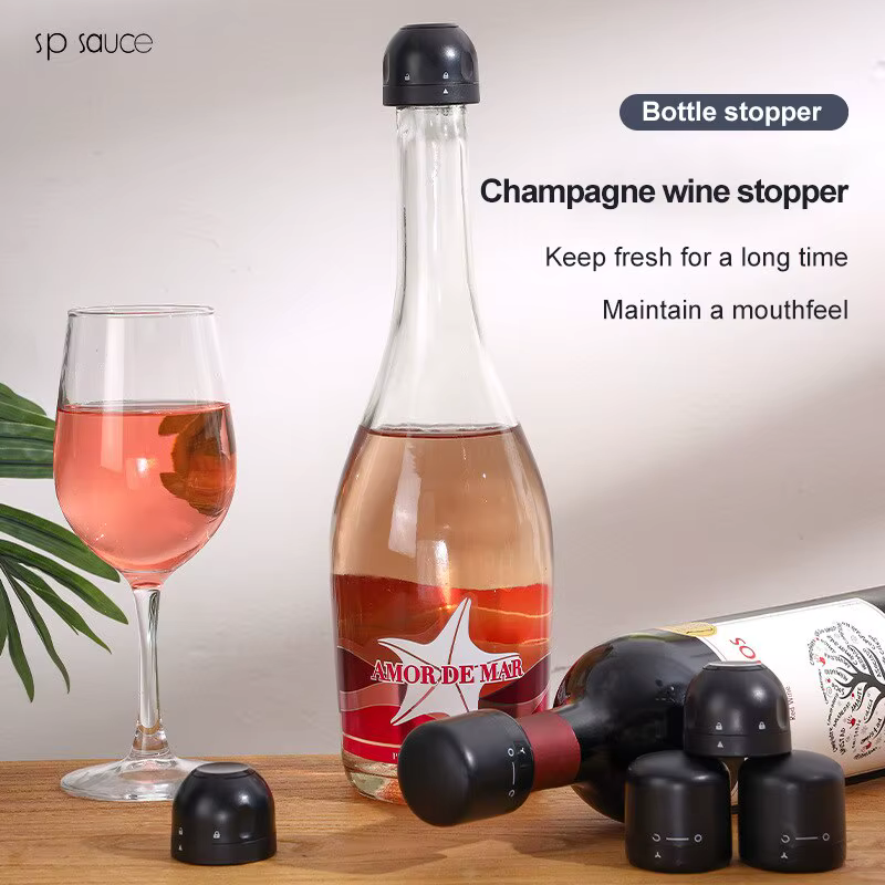 Umweltfreundliche Weinstopper: Leck-Sicheres Design, vielseitiger Einsatz und Mini-Größe für Reisen – Bild 4