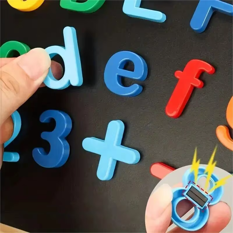 Magnetisches Lernspielzeug-Set für Kinder: Mehrteilige Buchstaben und Zahlen, perfekt zum Dekorieren und Lernen – Bild 5