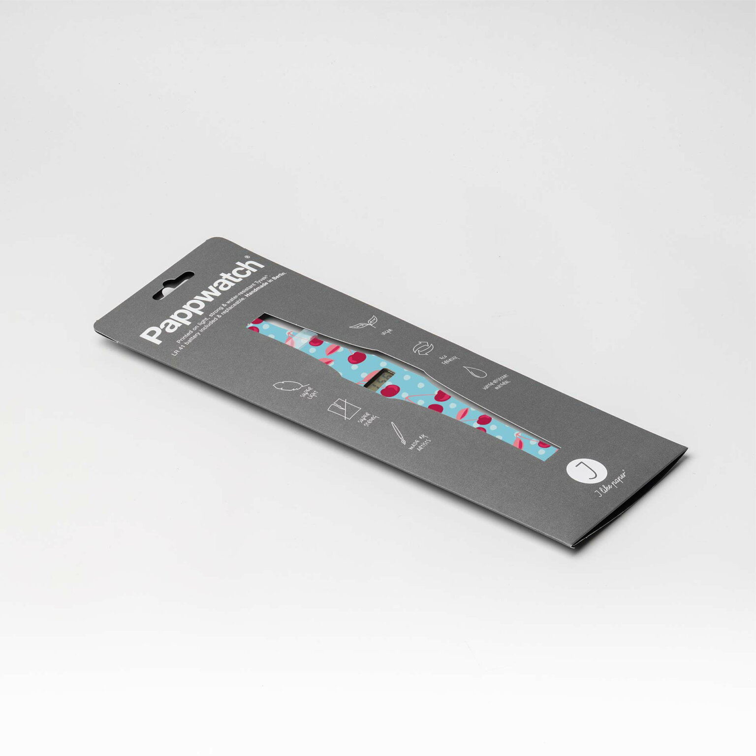 CHERRIES Pappwatch Digitale Armbanduhr von I like paper – Bild 4